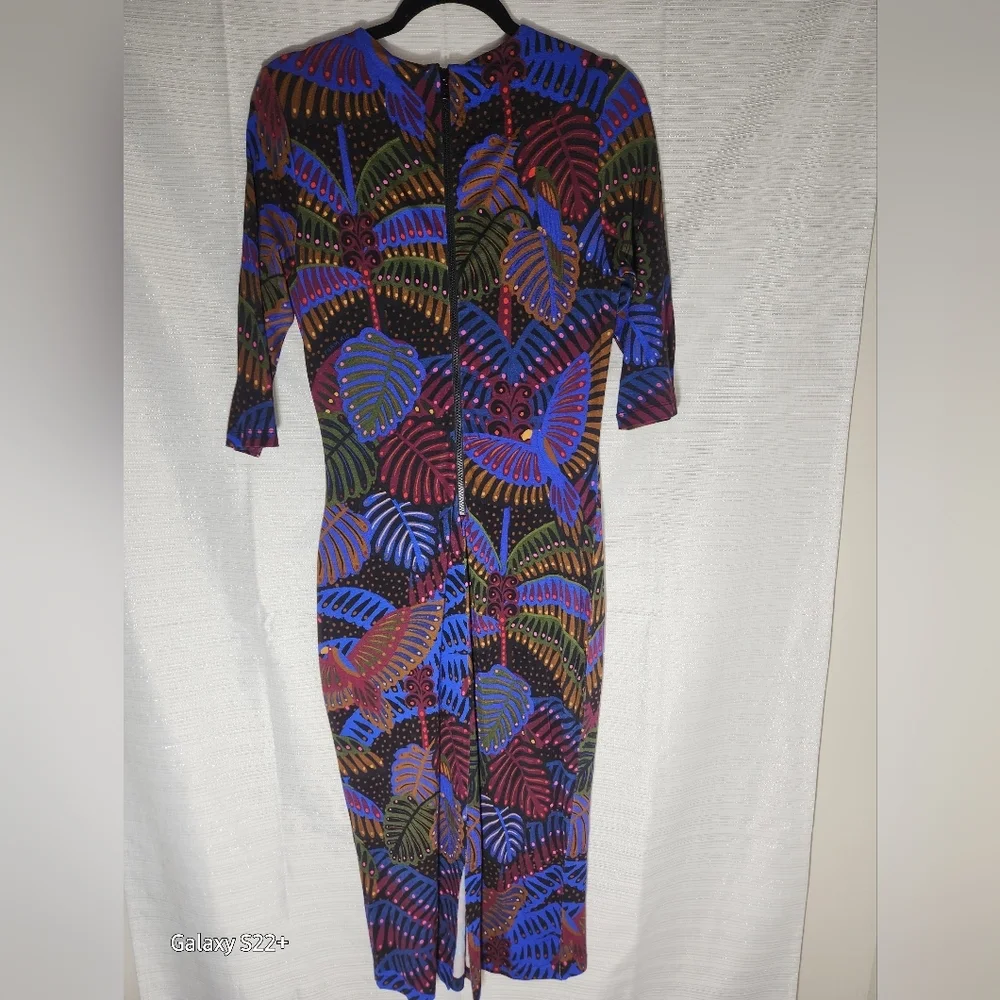 NWT FARM RIO SZ M. Multicolor Patterned Women's Dress - Picture 6 of 15